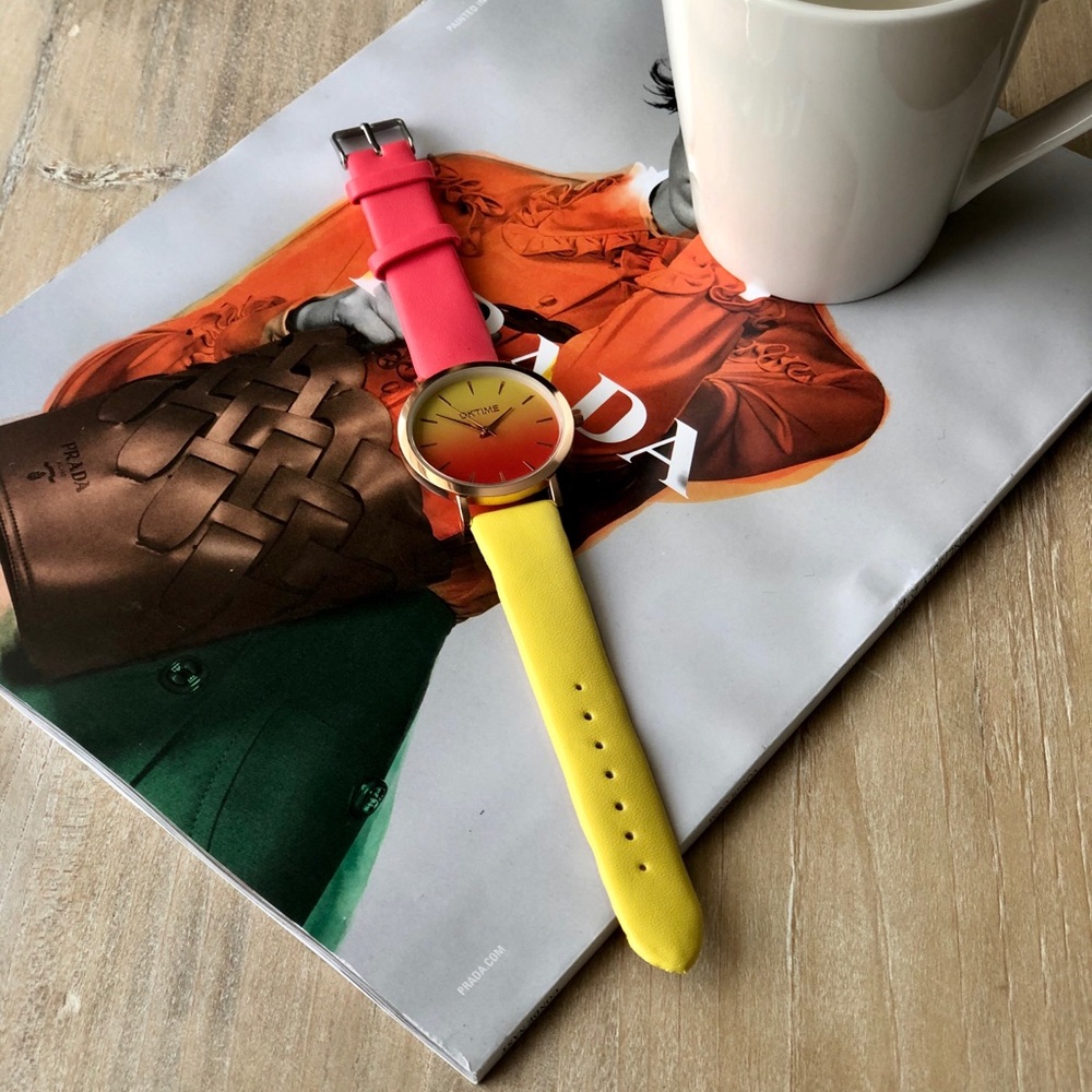 🆕RAINBOW Wristwatch in Sunset